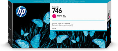 HP 746 300-ml Photo Black DesignJet Ink Cartridge P2V82A