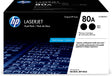 HP 80A 2-pack Black Original LaserJet Toner Cartridges CF280AD1