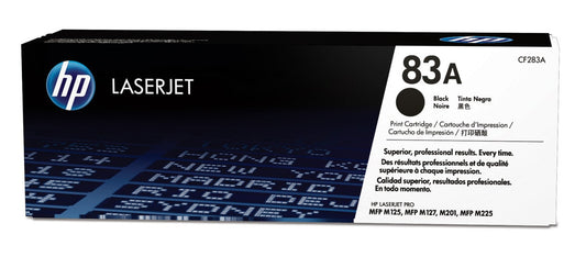 HP 83A Black Original LaserJet Toner Cartridge CF283A