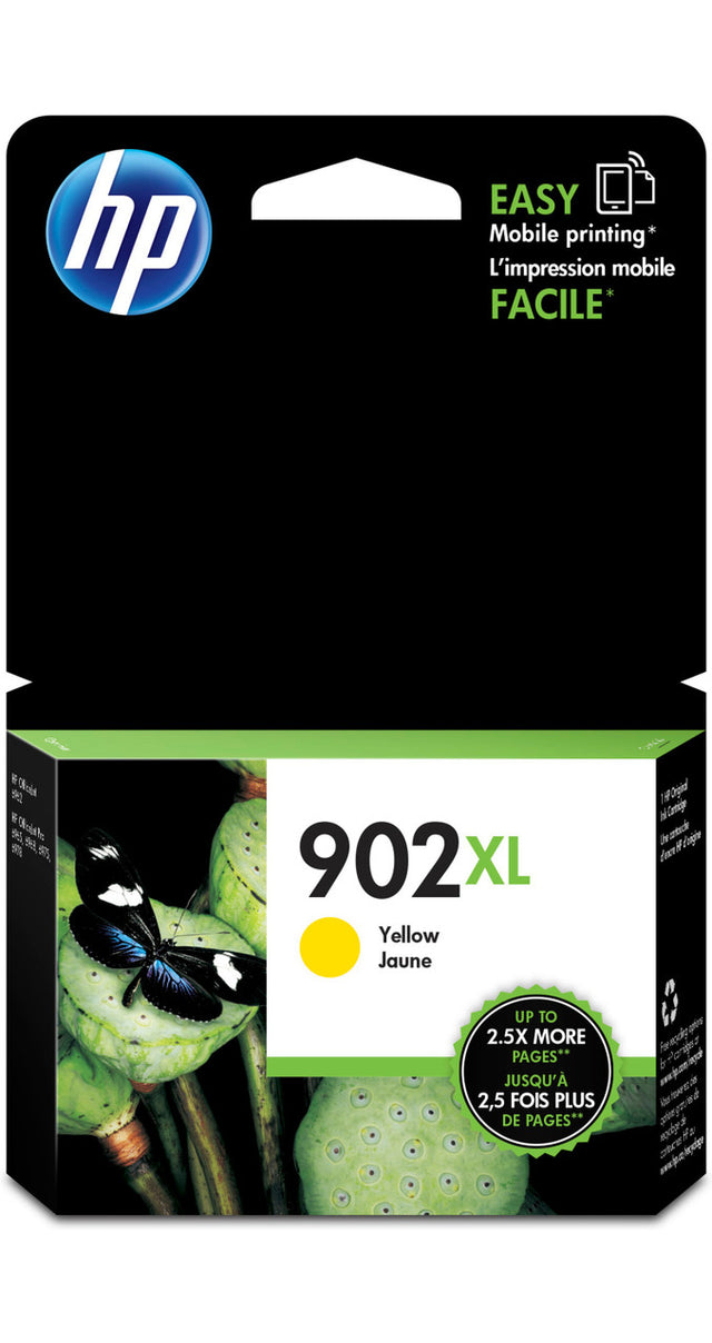 HP 902XL High Yield Yellow Original Ink Cartridge T6M10AN#140