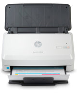 HP ScanJet Pro 2000 s2 Scanner; Scan speed 35 ppm/70 ipm (@300 ppi BWGC); Max Resolution: ADF 600 x 600 ppi optical, ADF 1200 x 1200 ppi software; Up to 3,000 pages per daily duty cycle; Button only 6FW06A#BGJ