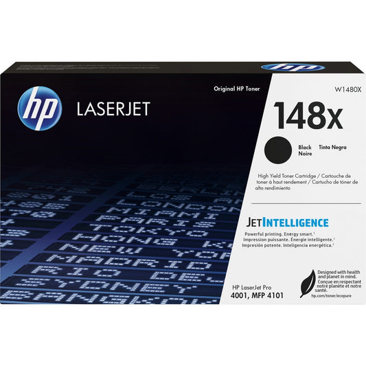 HP 148X High Yield Black Original LaserJet Toner Cartridge - W1480X