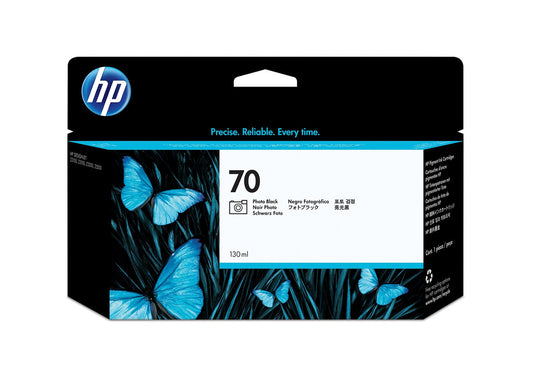 HP 70 130-ml Photo Black DesignJet Ink Cartridge - C9449A