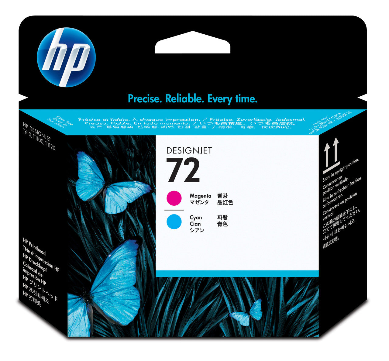 HP 72 Magenta and Cyan DesignJet Printhead C9383A