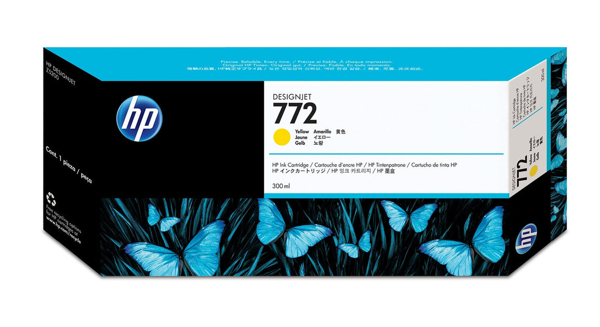 HP 772 300-ml Yellow DesignJet Ink Cartridge CN630A