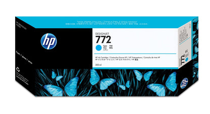 HP 772 300-ml Cyan DesignJet Ink Cartridge CN636A