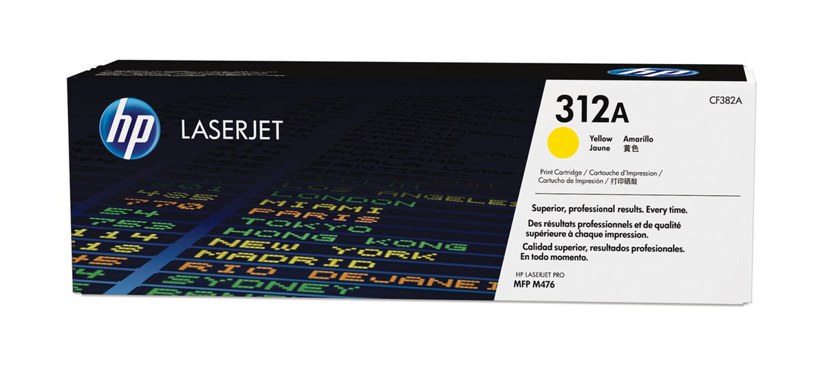 HP 312A Yellow LaserJet Toner Cartridge CF382A