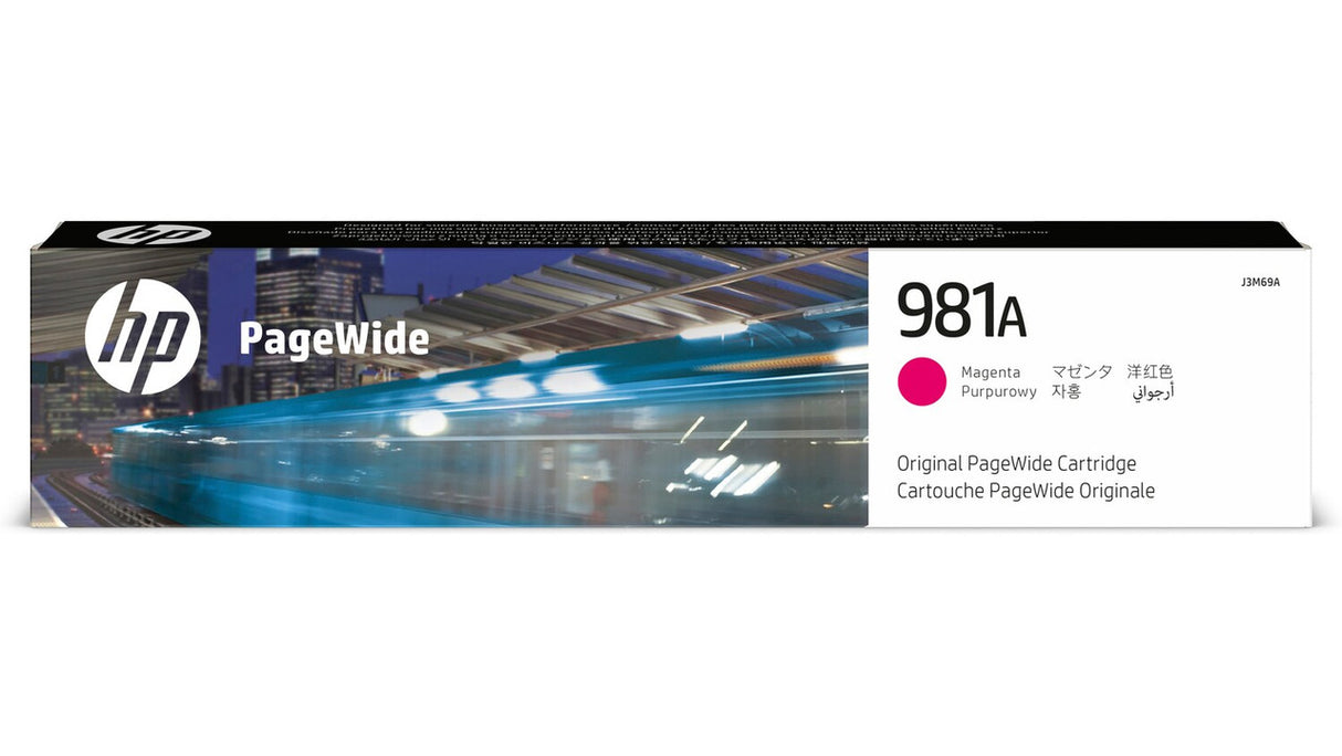 HP 981A Magenta Original PageWide Cartridge J3M69A