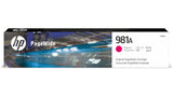 HP 981A Magenta Original PageWide Cartridge J3M69A