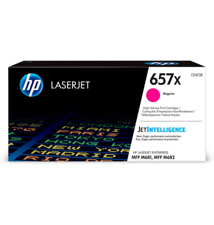 HP 657X High Yield Magenta Original LaserJet Toner Cartridge CF473X