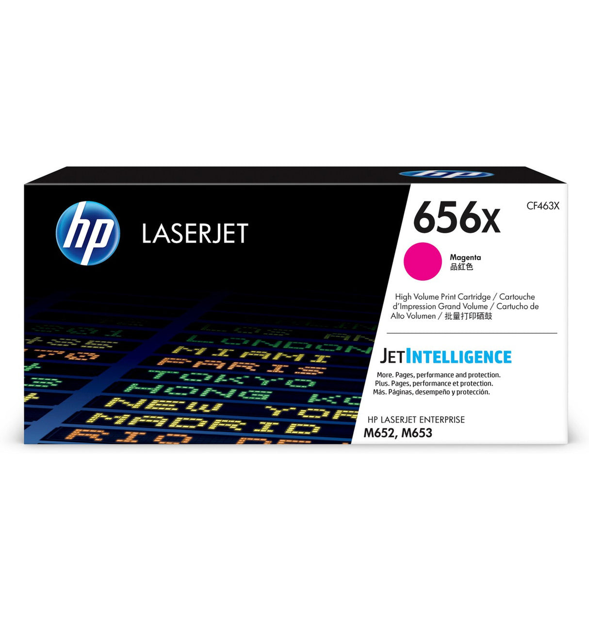 HP 656X High Yield Magenta Original LaserJet Toner Cartridge CF463X