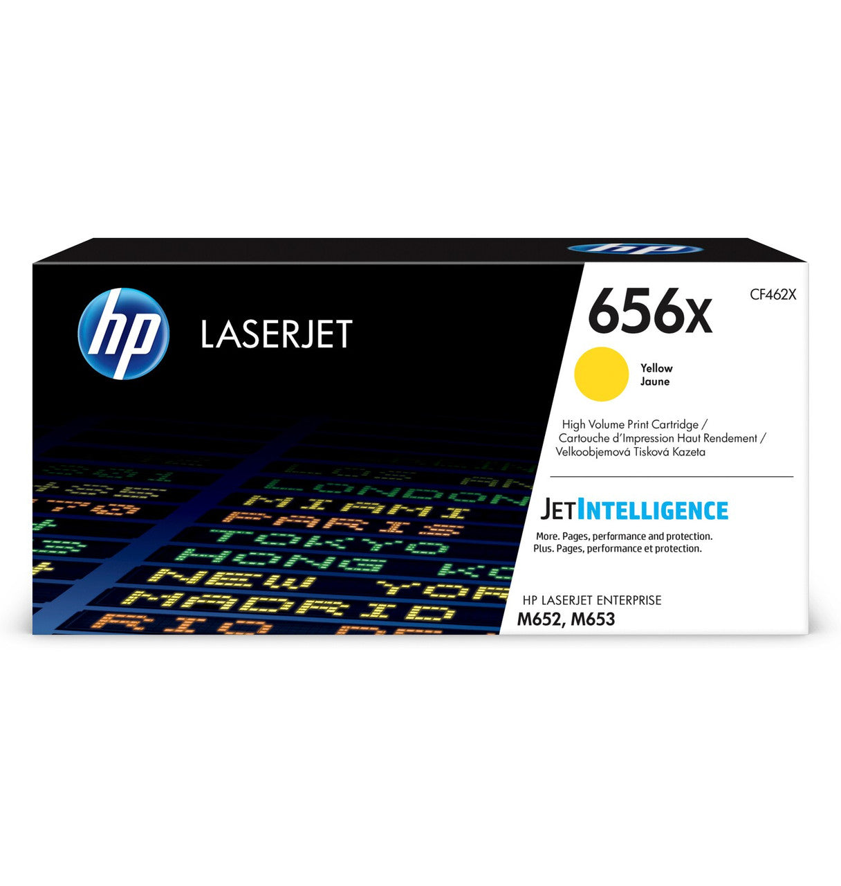 HP 656X High Yield Yellow Original LaserJet Toner Cartridge CF462X