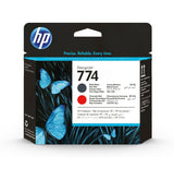 HP 774 Matte Black/Chromatic Red DesignJet Printhead P2V97A