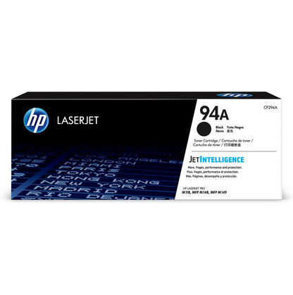 HP 94A Black Original LaserJet Toner Cartridge CF294A