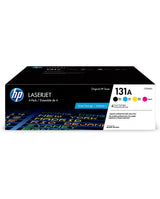 HP 131A 4-pack Black/Cyan/Magenta/Yellow Original LaserJet Toner Cartridges CF210AQ1