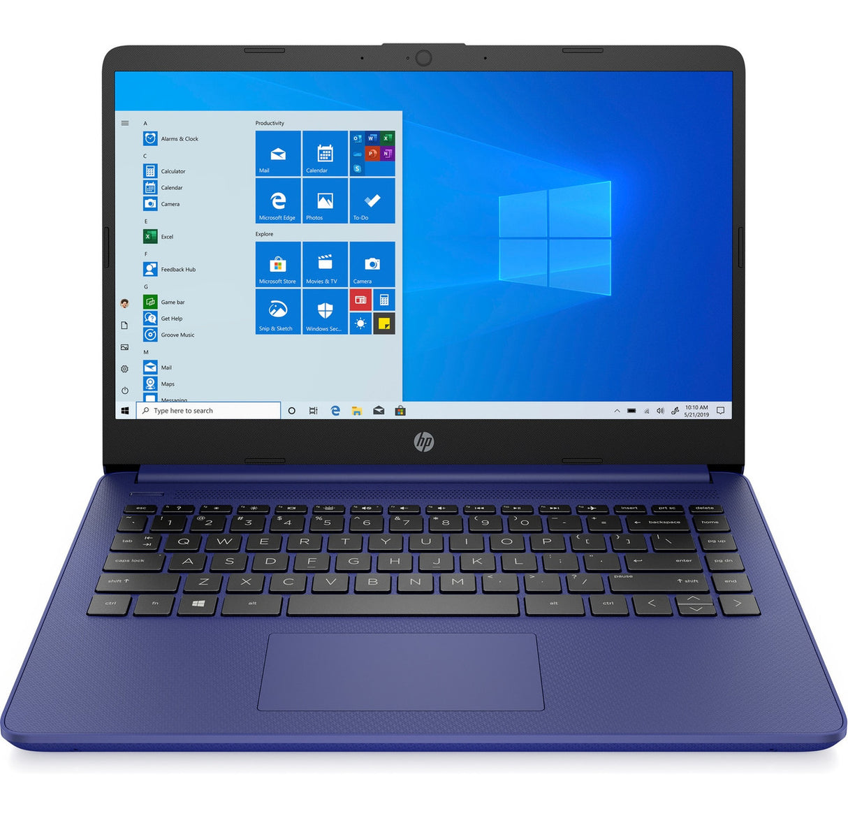 HP Laptop 14-dq0010nr, 14", Intel® Celeron®, 4GB RAM, 64GB eMMC 47X74UA#ABA