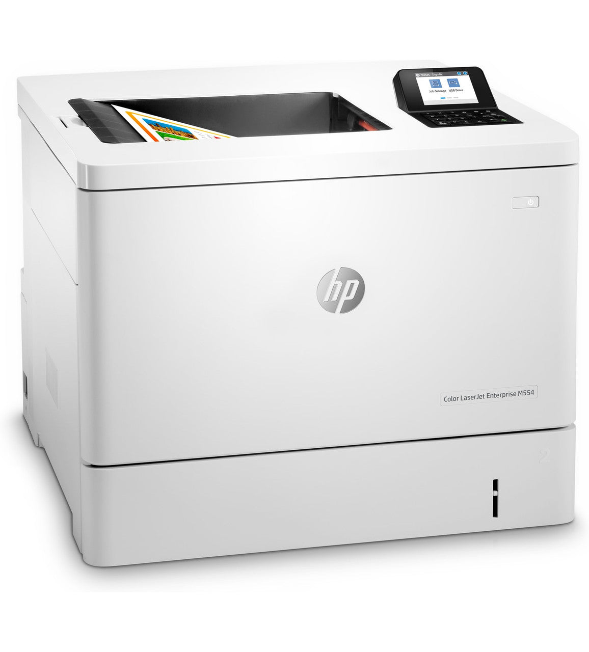 HP Color LaserJet Enterprise M554dn Printer, Print, Front-facing USB printing; Two-sided printing 7ZU81A#BGJ