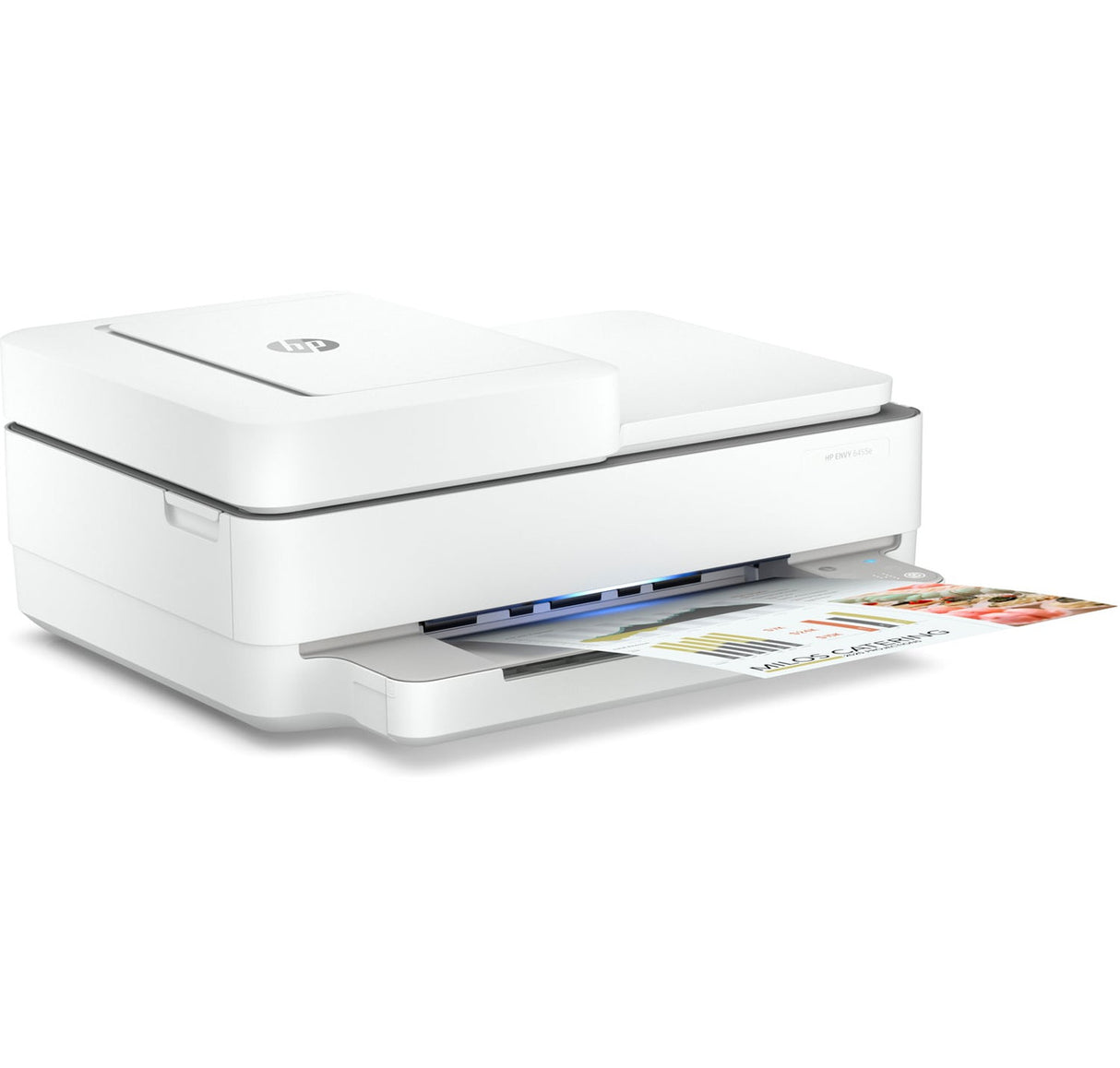 HP ENVY 6455e All-in-One Printer, Color Printer for Home, Print, copy, scan, send mobile fax, HP Instant Ink eligible; Print from phone or tablet; Two-sided printing; Scan to email 223R1A#B1H