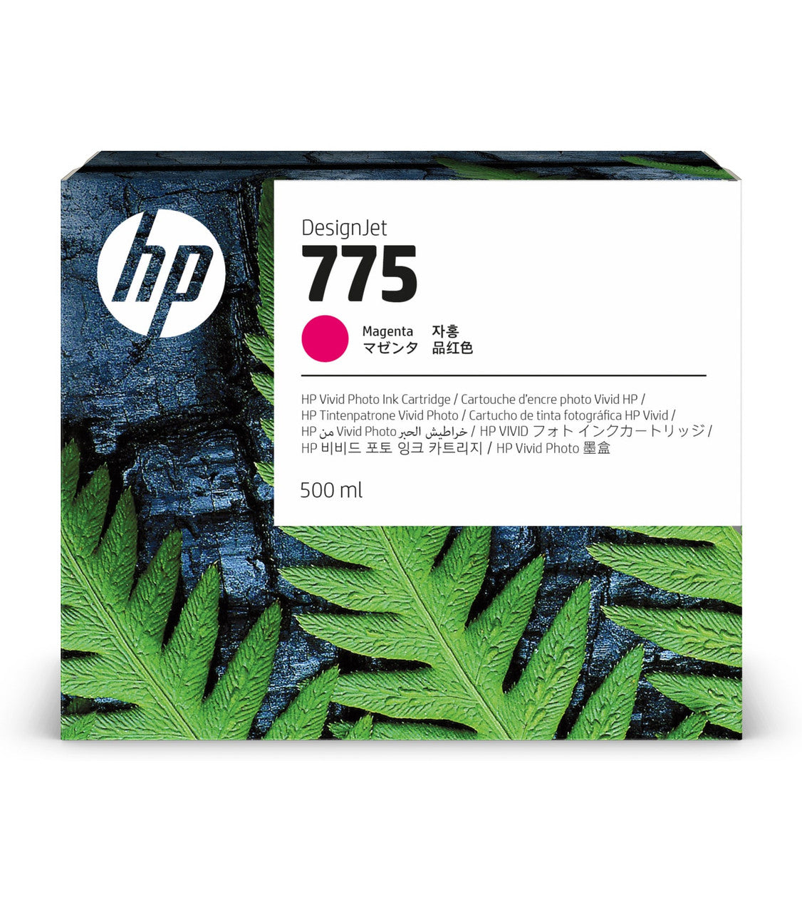 HP 775 500-ml Magenta Ink Cartridge 1XB18A