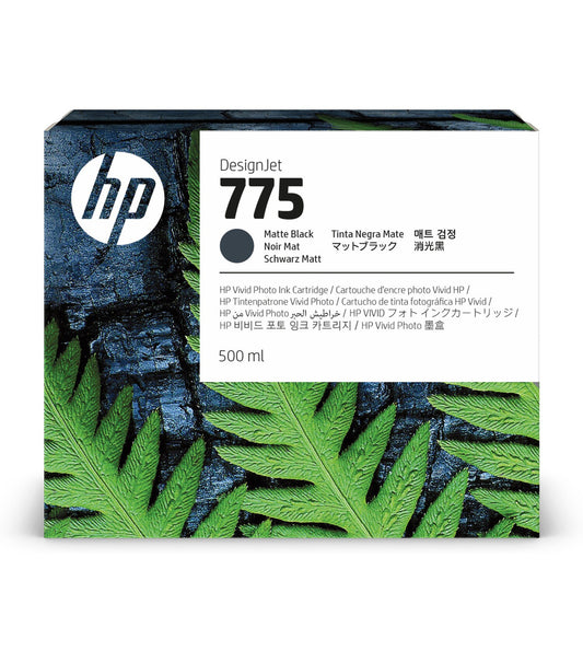 HP 775 500-ml Matte Black Ink Cartridge 1XB22A