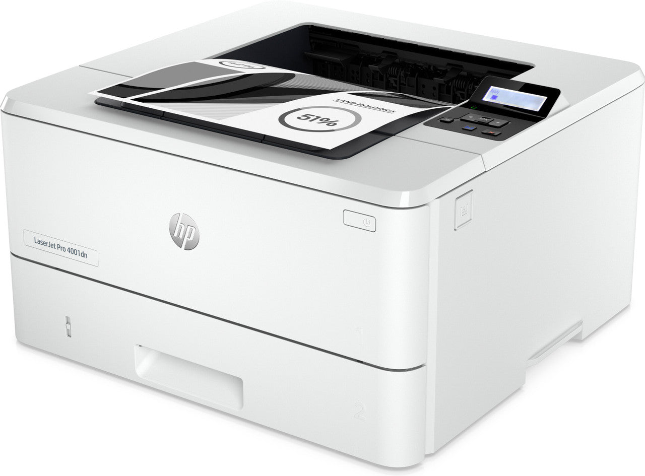 HP LaserJet Pro 4001dn Printer, Black and white, Printer for Small medium business, Print, Two-sided printing 2Z600FR#BGJ