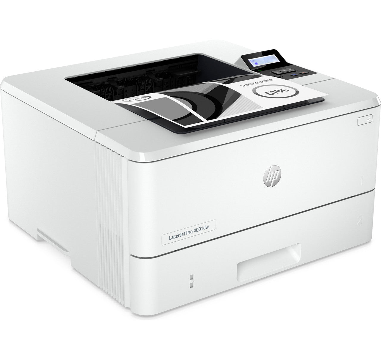 HP LaserJet Pro 4001dw Printer, Black and white, Printer for Small medium business, Print, Two-sided printing; JetIntelligence cartridge 2Z601F#BGJ