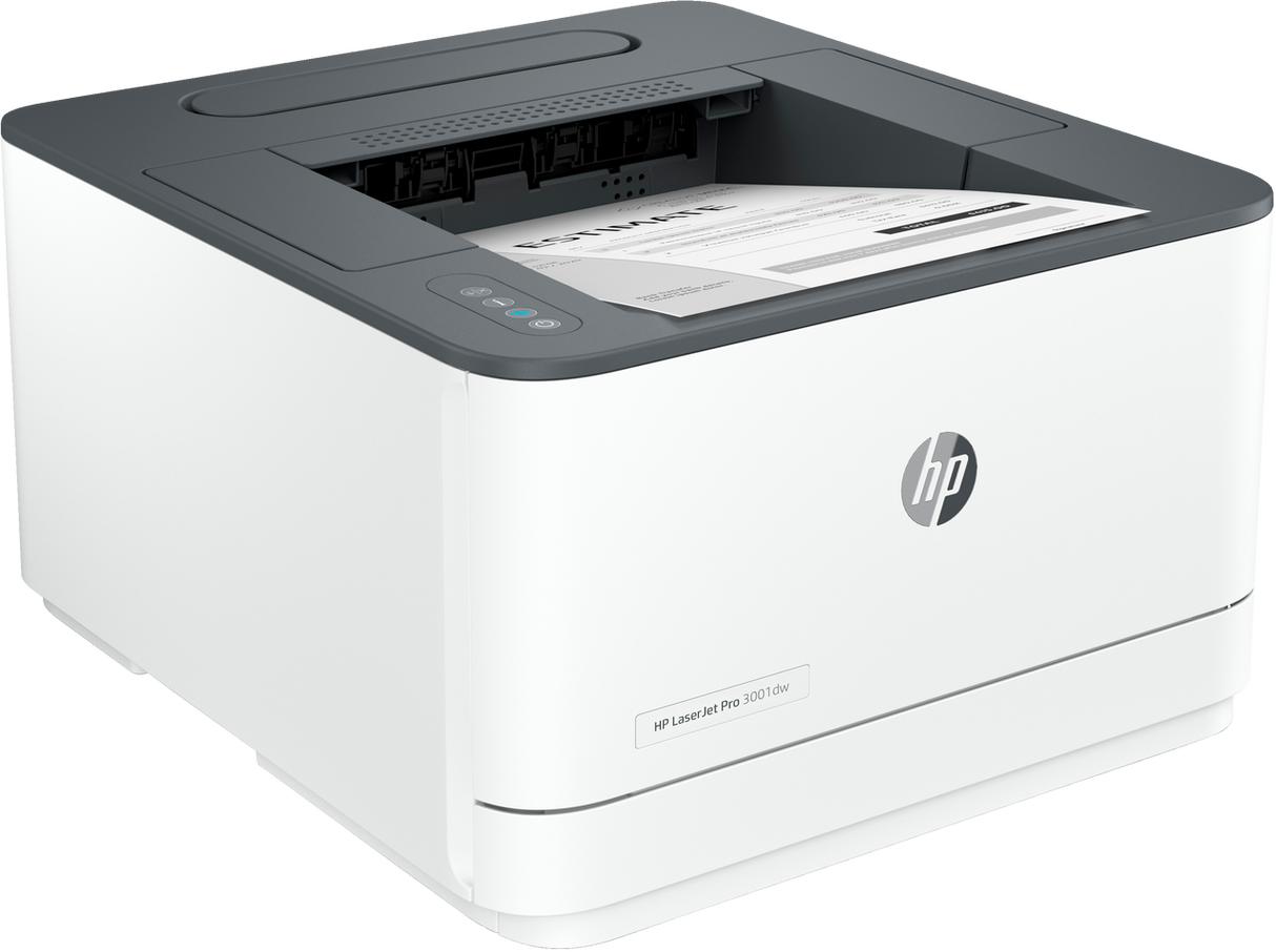 HP LaserJet Pro 3001dw Printer, Black and white, Printer for Small medium business, Print, Wireless; Print from phone or tablet; Two-sided printing 3G650FR#BGJ