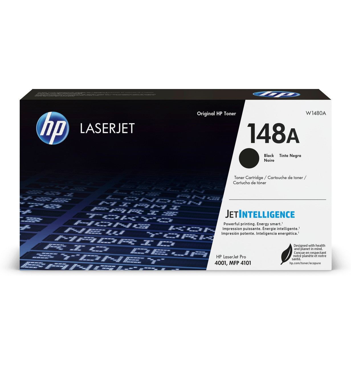 HP 148A Black Original LaserJet Toner Cartridge W1480A