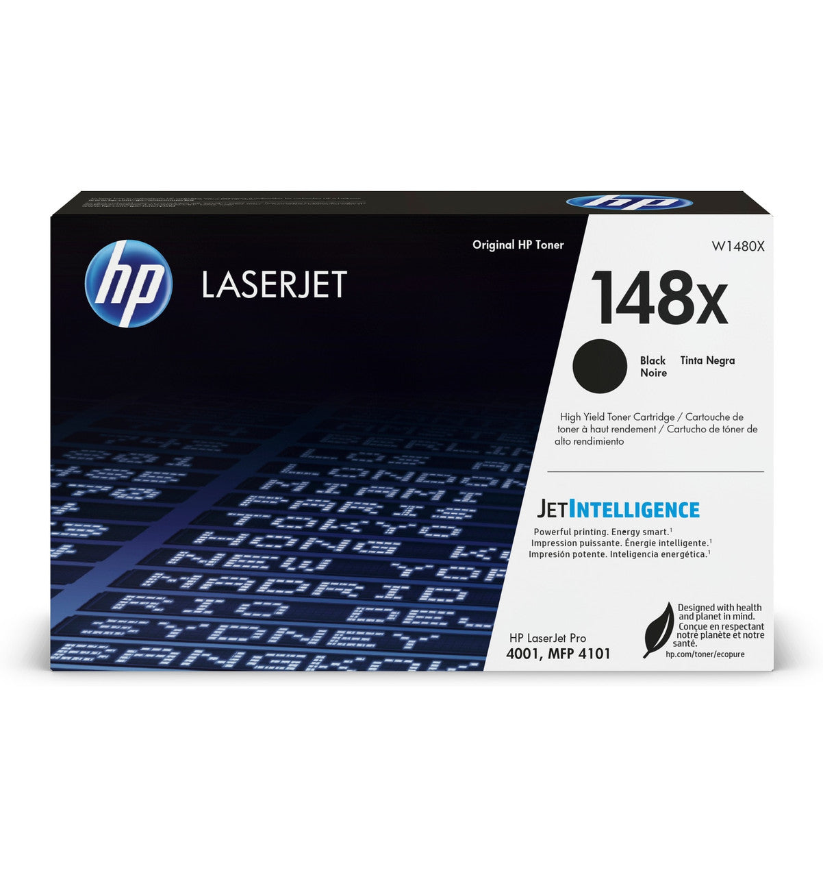 HP 148X High Yield Black Original LaserJet Toner Cartridge - W1480X