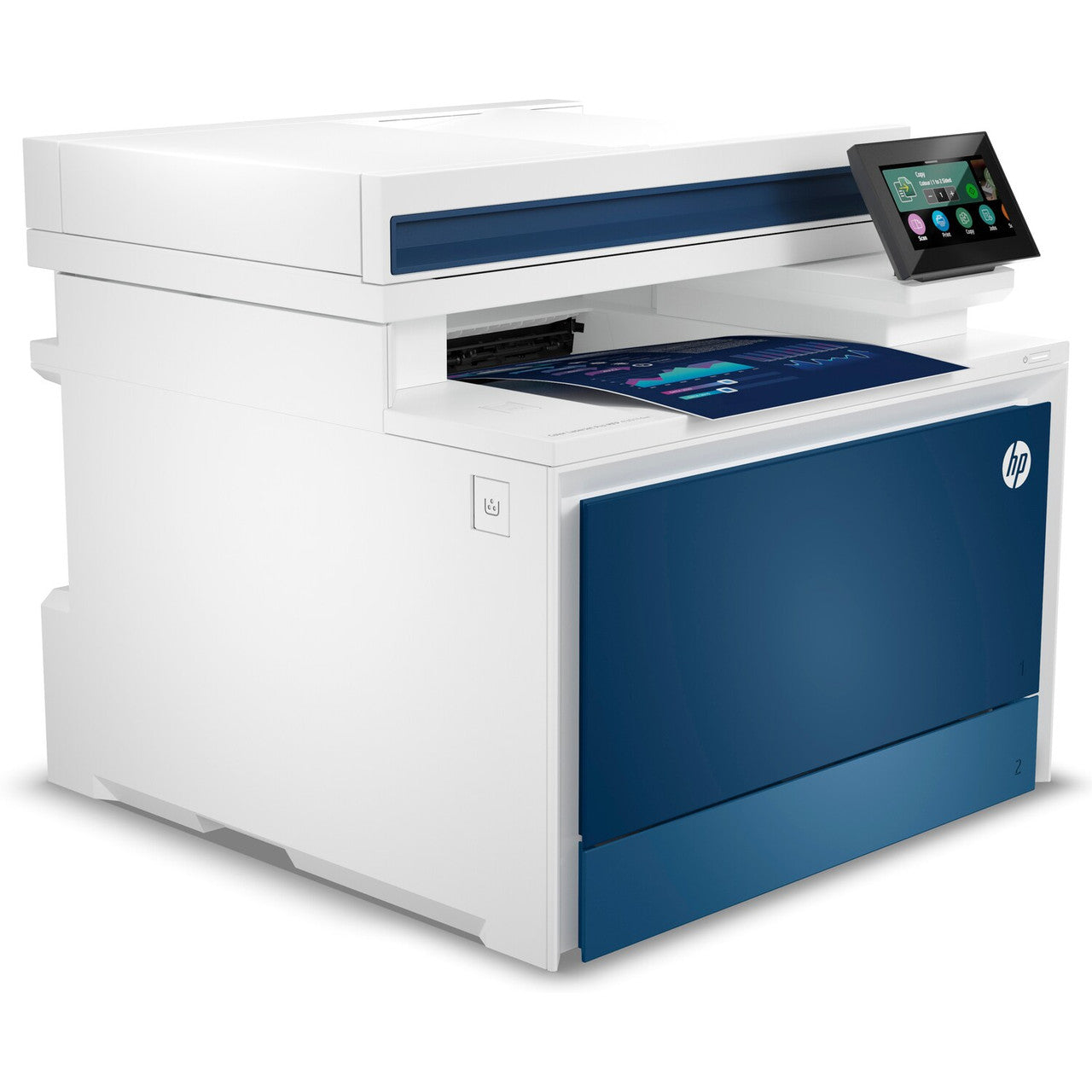 HP Color LaserJet Pro MFP 4301fdw Printer, Color, Printer for Small medium business, Print, copy, scan, fax, Wireless; Print from phone or tablet; Automatic document feeder 4RA82F#BGJ