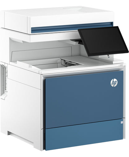 HP Color LaserJet Enterprise Flow MFP 6800zf Printer, Print, copy, scan, fax, Flow; Touchscreen; Stapling; TerraJet cartridge 6QN36A#BGJ