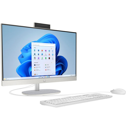 HP All-in-One 24-cr0010 PC, 23.8", AMD Athlon™ Silver, 8GB RAM, 256GB SSD 7H0U0AA#ABA