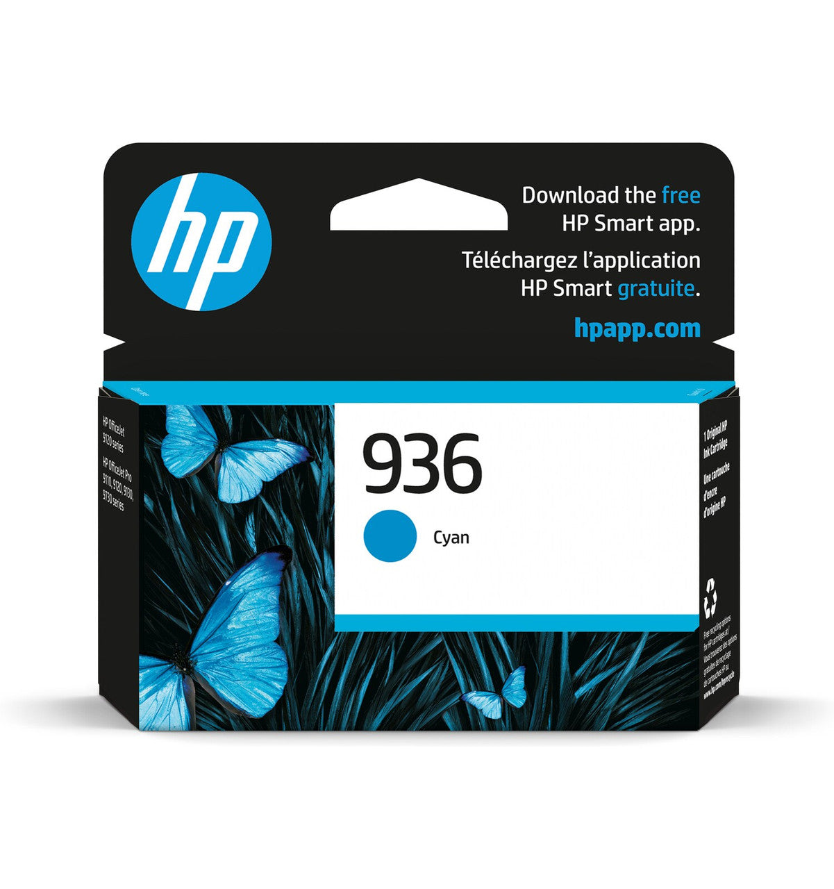 HP 936 Cyan Original Ink Cartridge 4S6U9LN