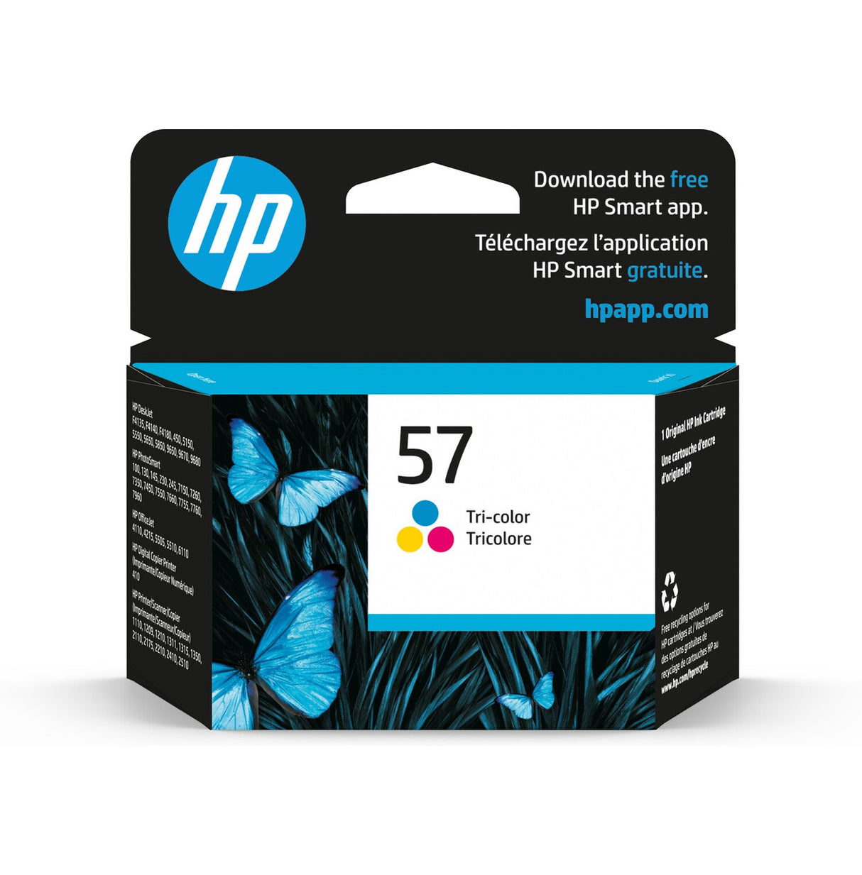 HP 57 Tri-color Original Ink Cartridge C6657AN#140