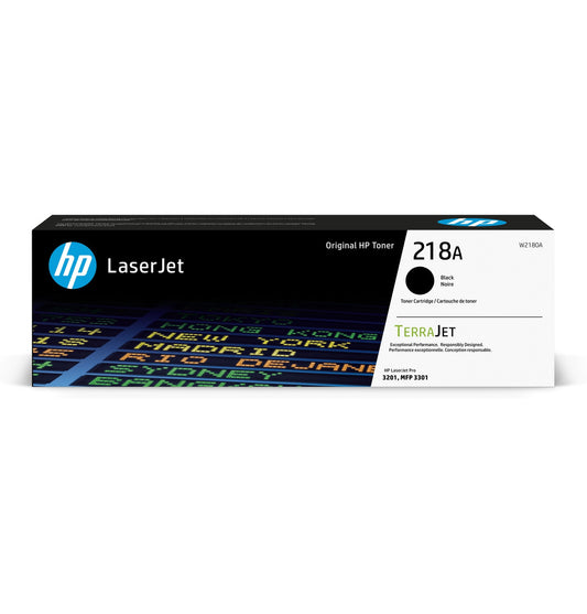 HP 218A Black Original LaserJet Toner Cartridge W2180A