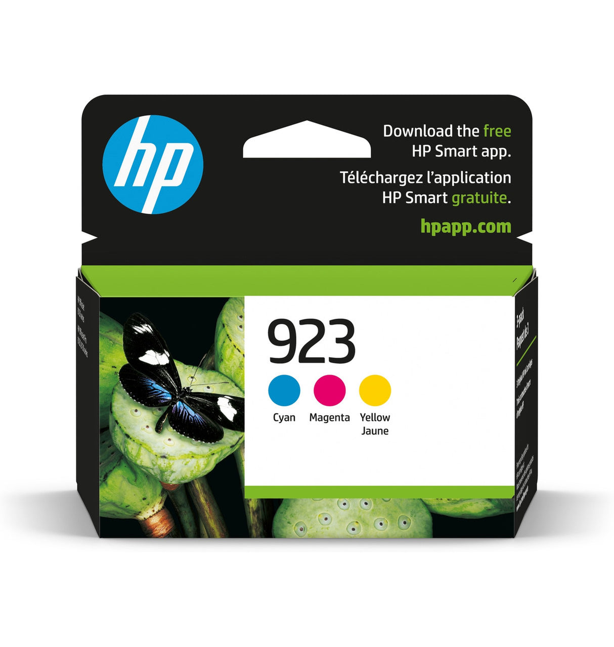 HP 923 CMY Original Ink Cartridge 3-Pack 6C3Y4LN